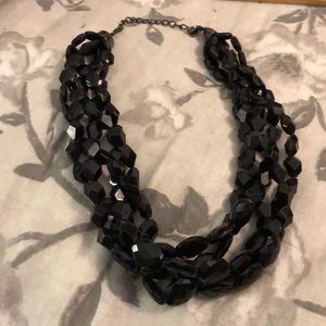 Talbots Black Necklace